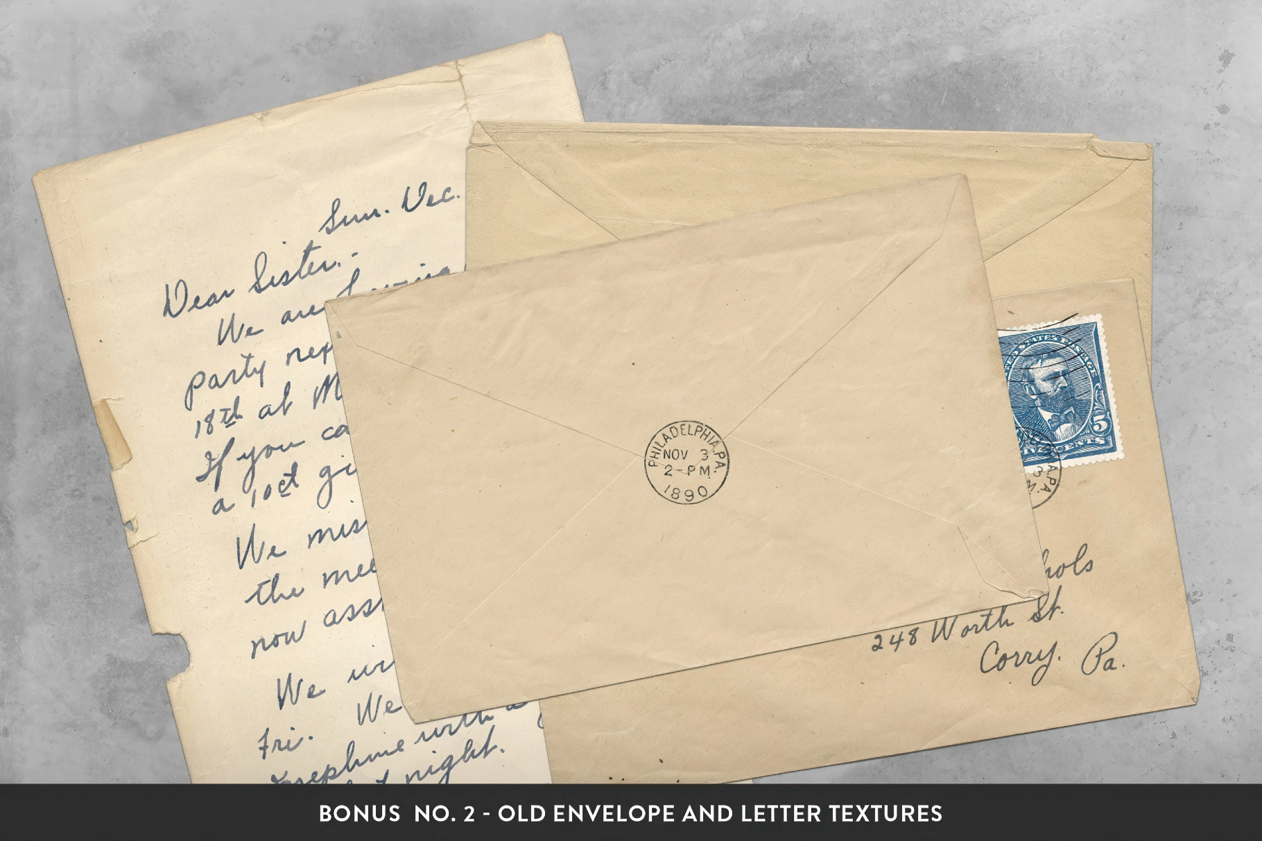 Vintage Postage Stamps Collection