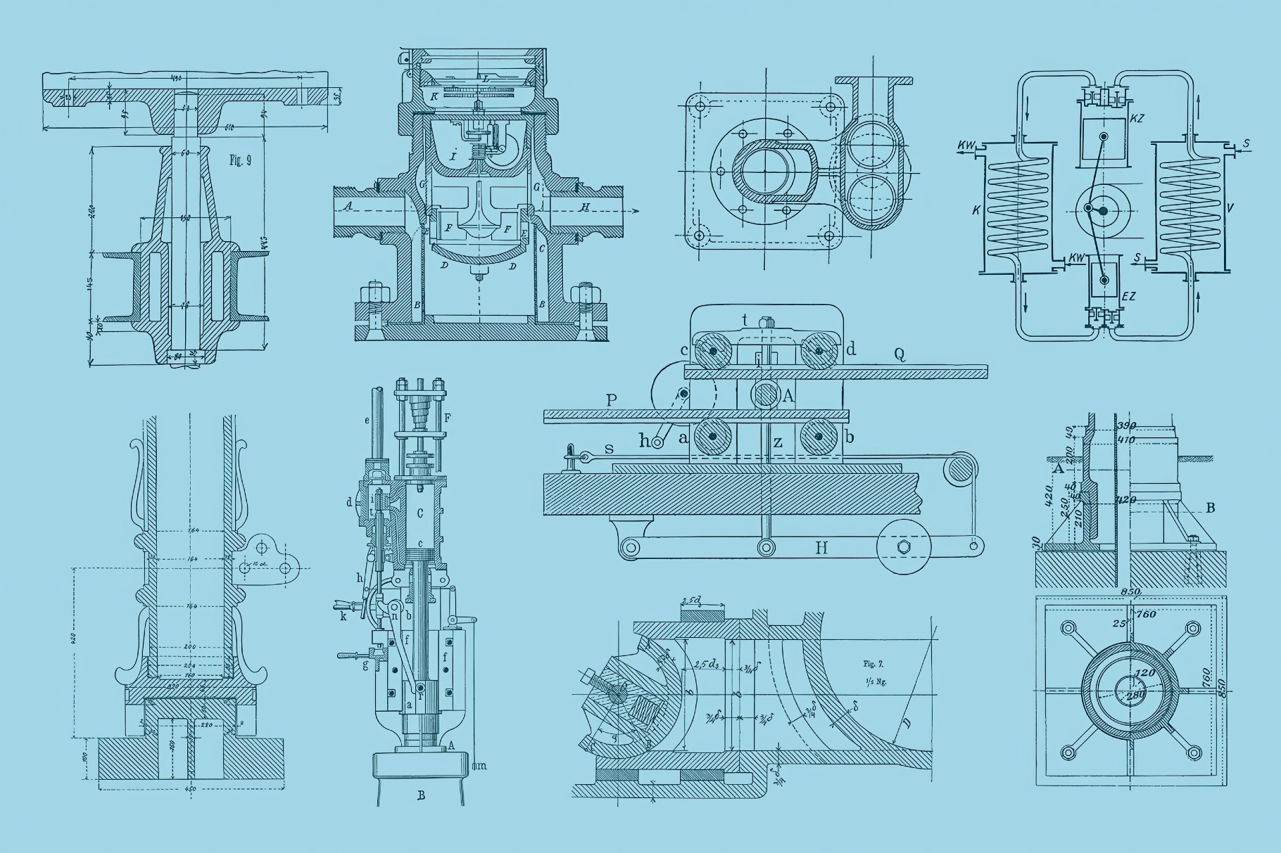 Vintage Blueprints Collection