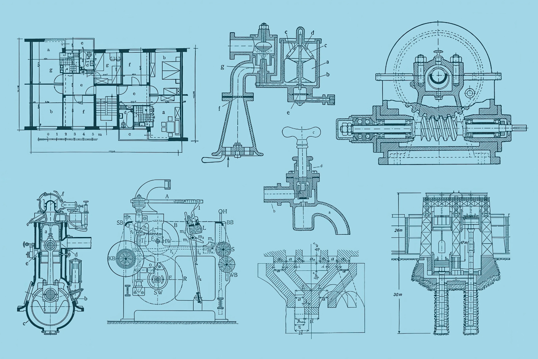 Vintage Blueprints Collection