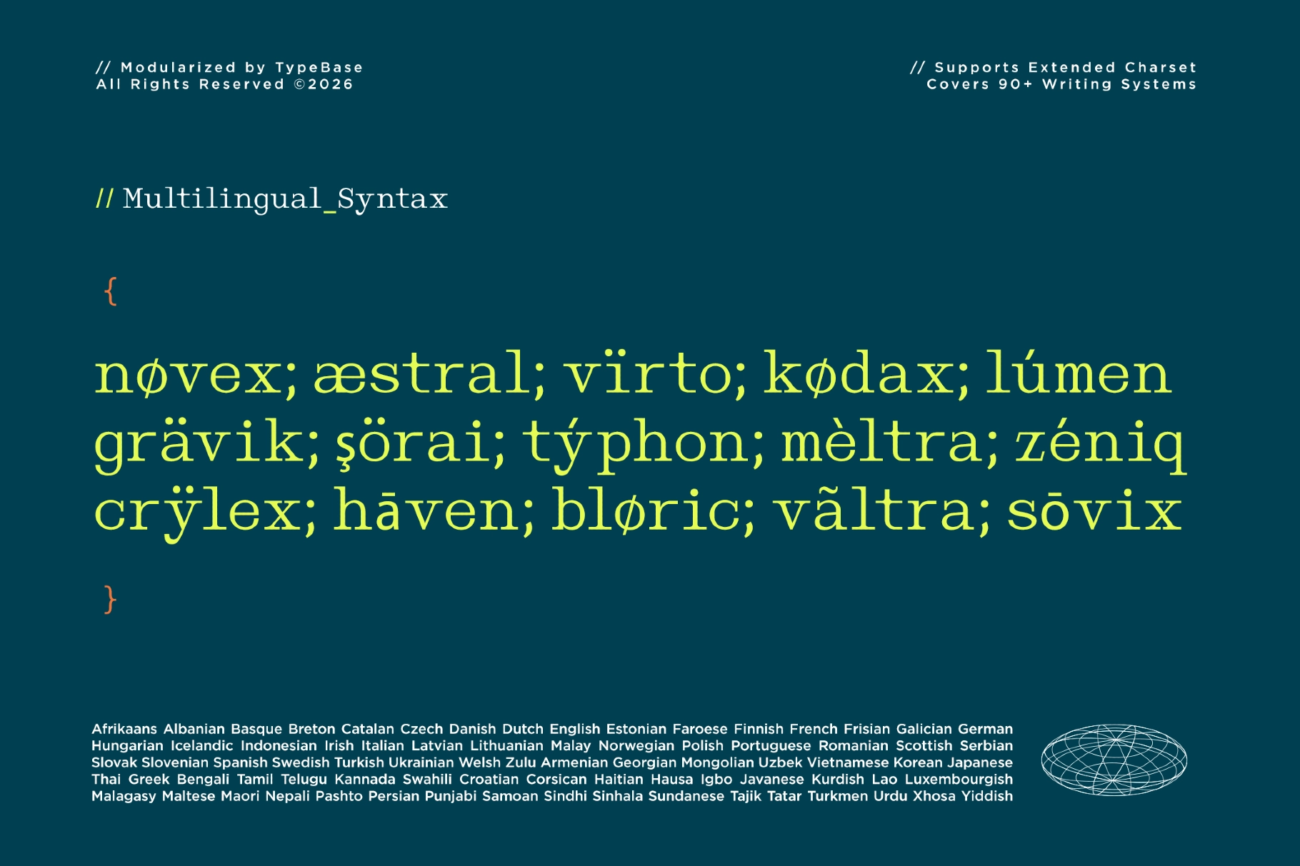 Nickota - Monospace Serif Font
