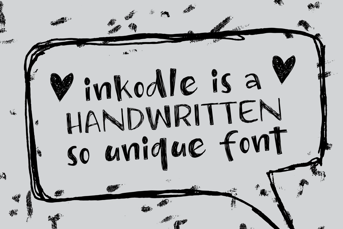 Inkodle – Handwritten Sketch Font