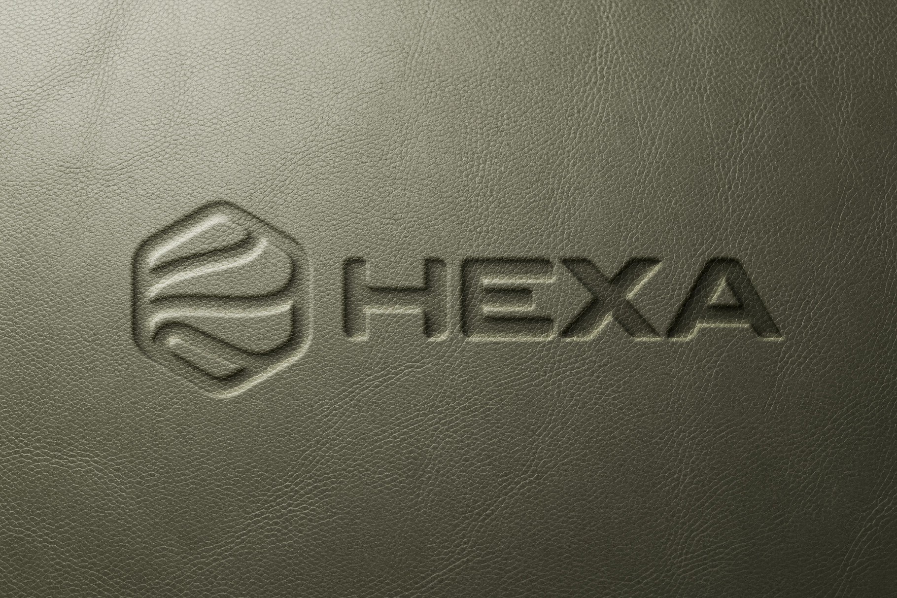 Leather Pressed Logo Mockup