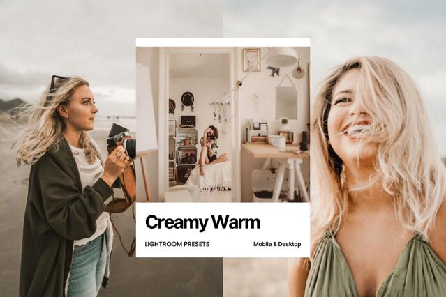 Creamy Warm Portrait Lightroom Presets