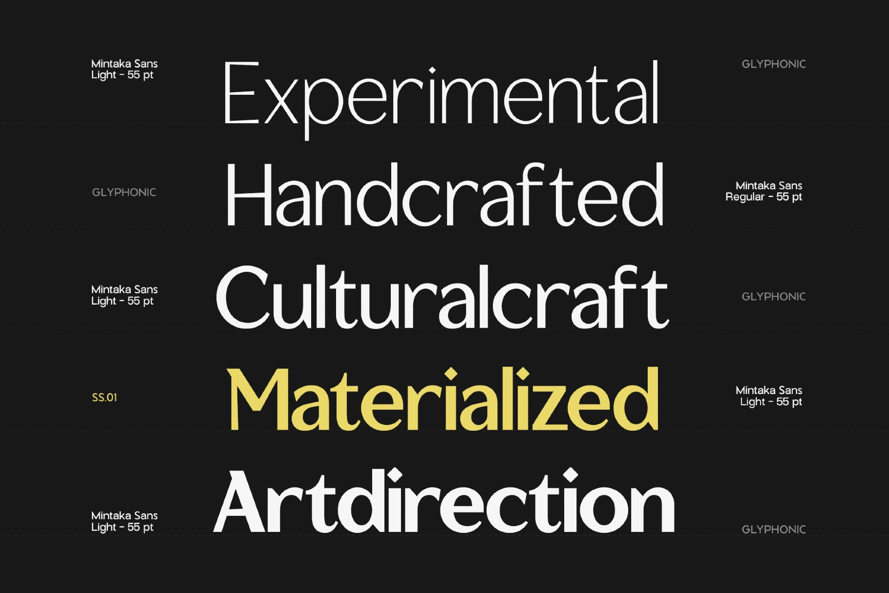GC Mintaka - Modern Geometric Sans Font