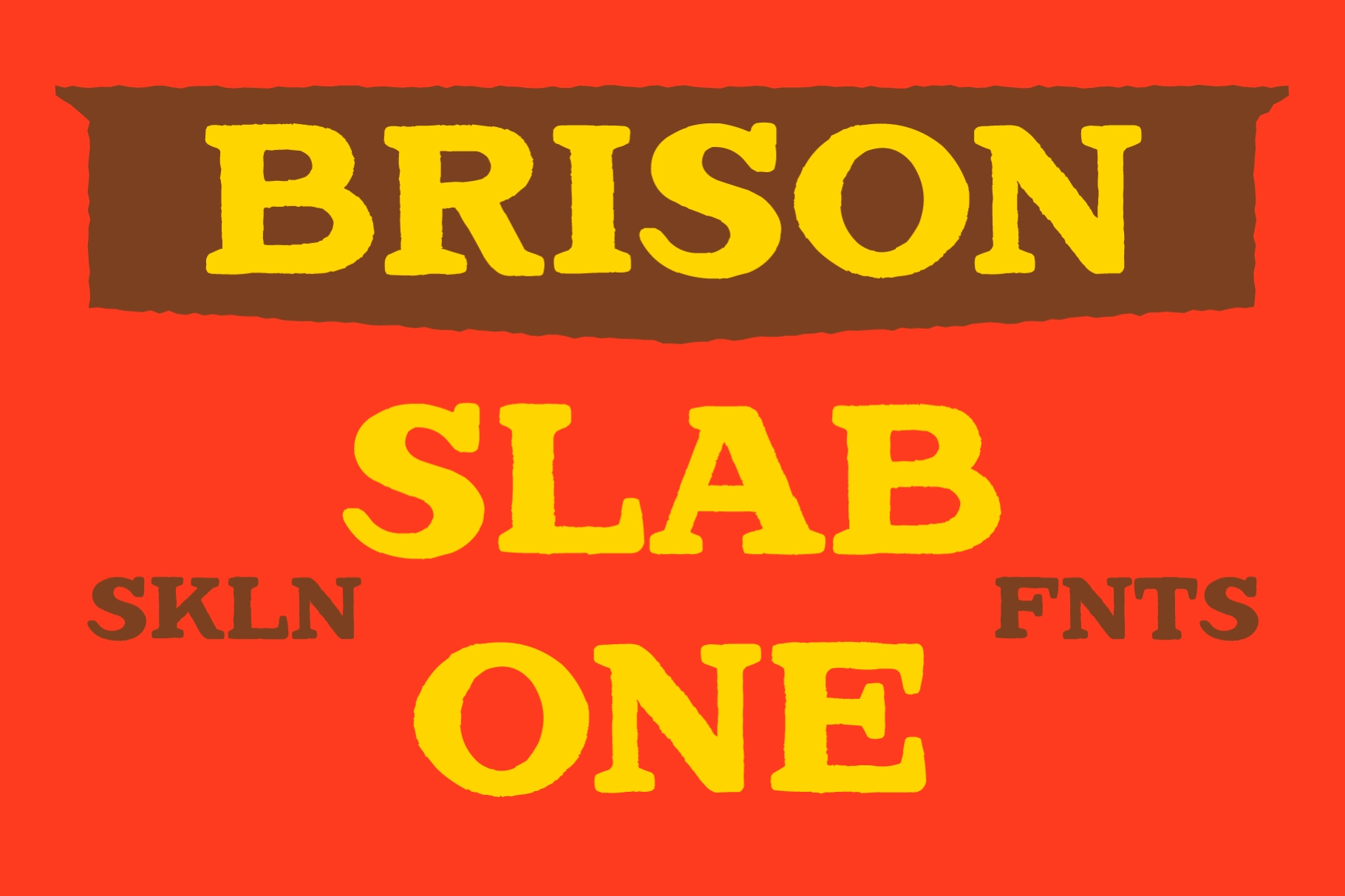 SFC Brison Slab One - Vintage Cowboy Font