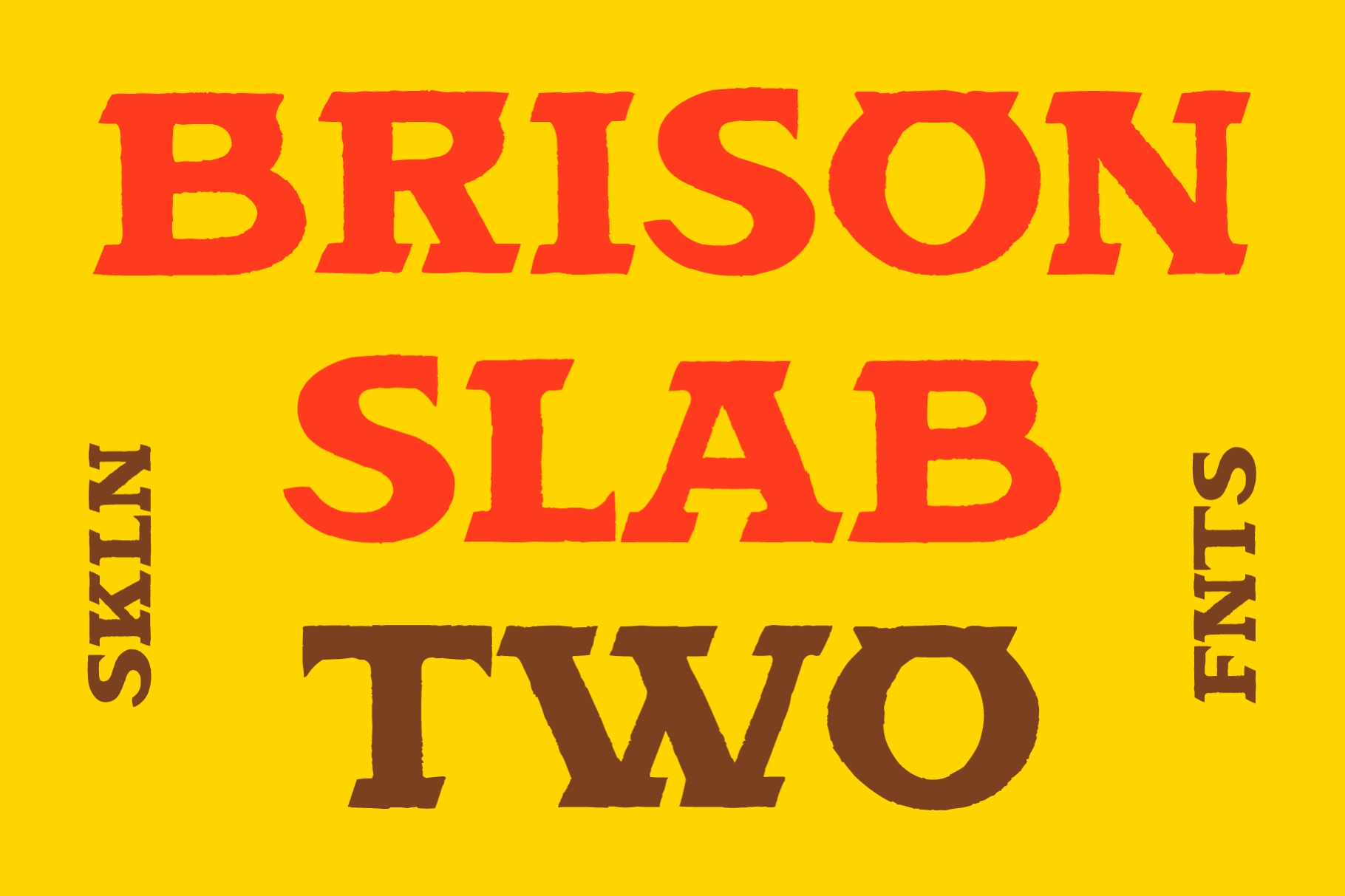 SFC Brison Slab Two - Desert Western Font