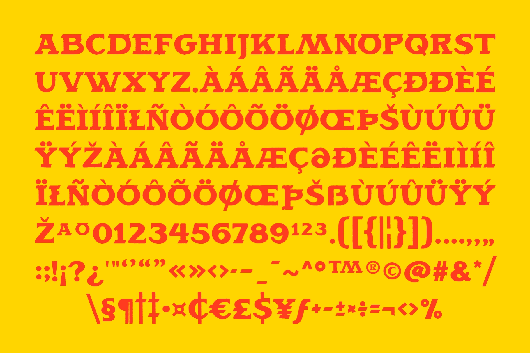 SFC Brison Slab Two - Desert Western Font