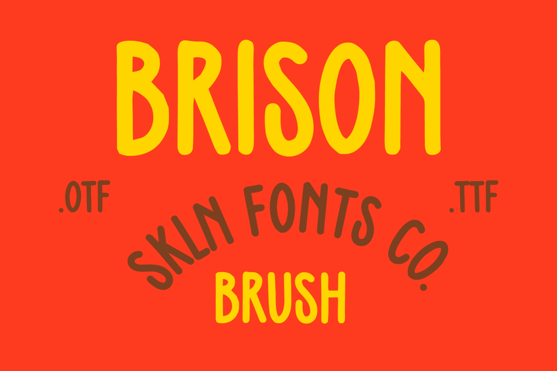 SFC Brison Condensed - Tall Display Font