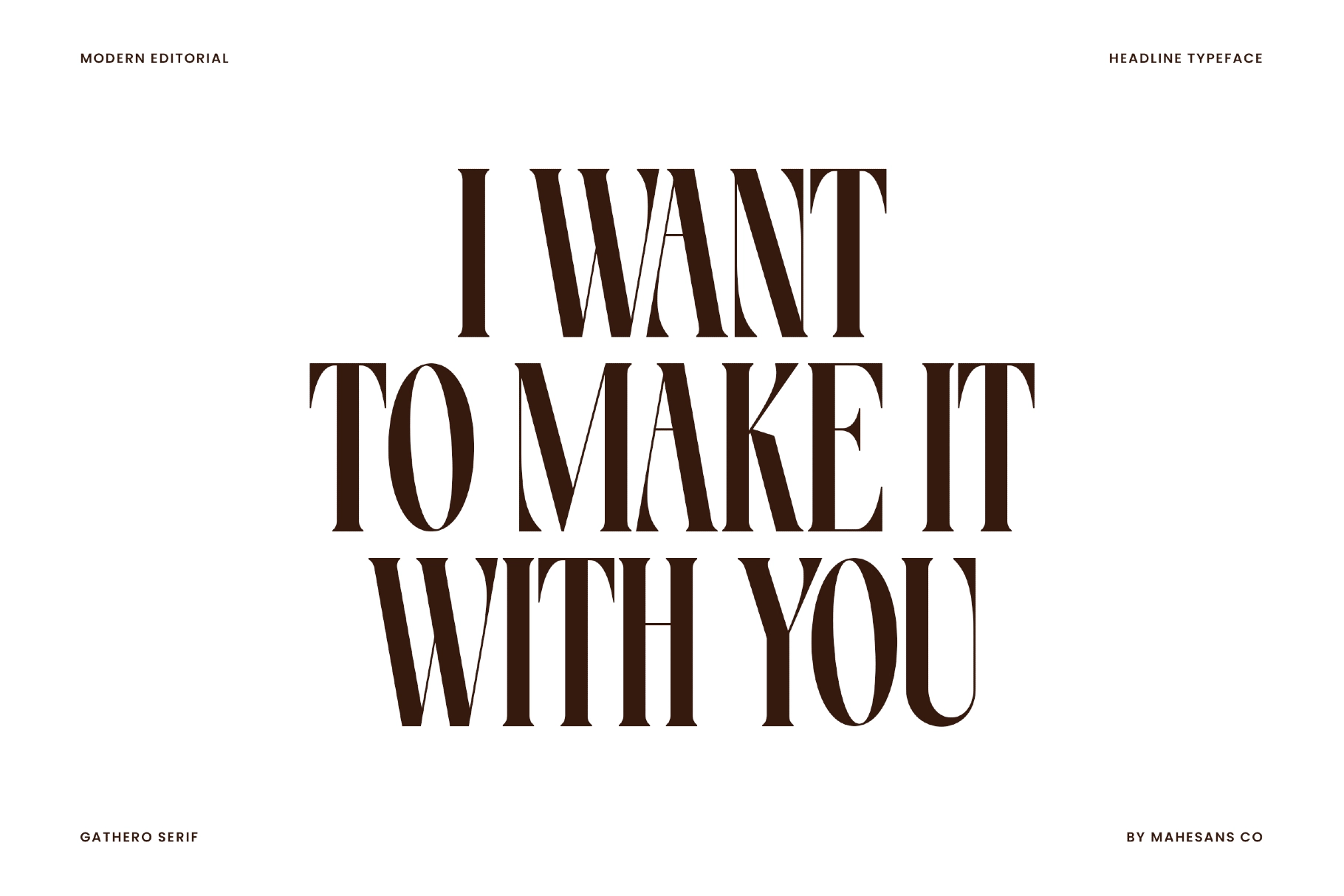 Gathero – Luxury Display Serif Font
