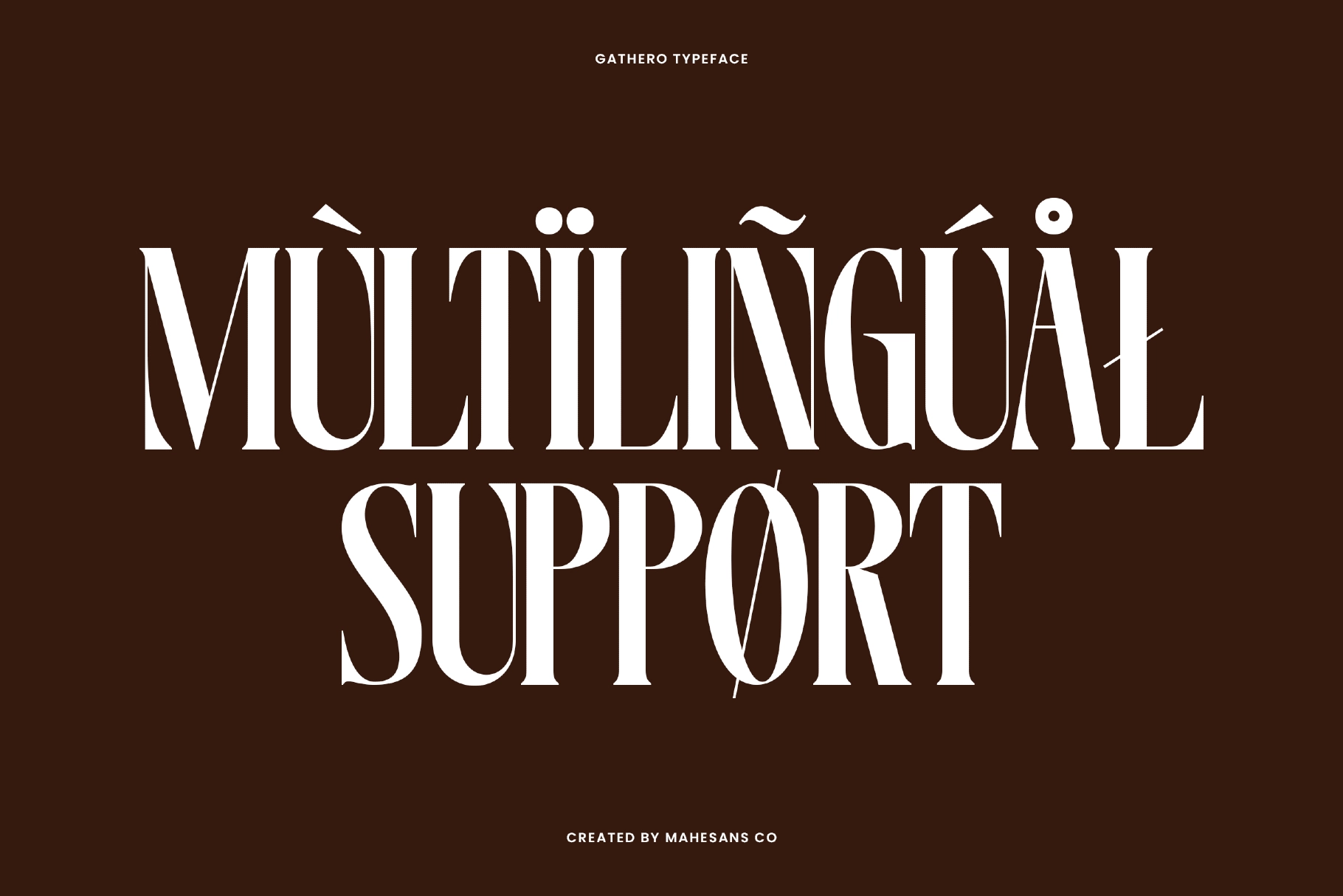 Gathero – Luxury Display Serif Font