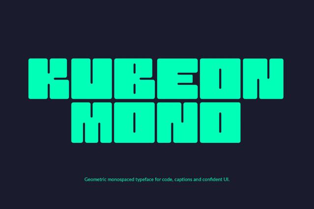 Kubeon Mono Font