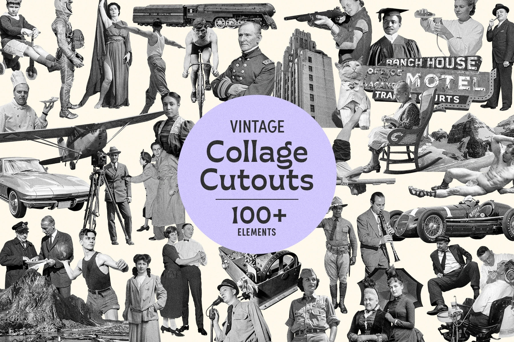 Vintage Collage Cutouts Collection