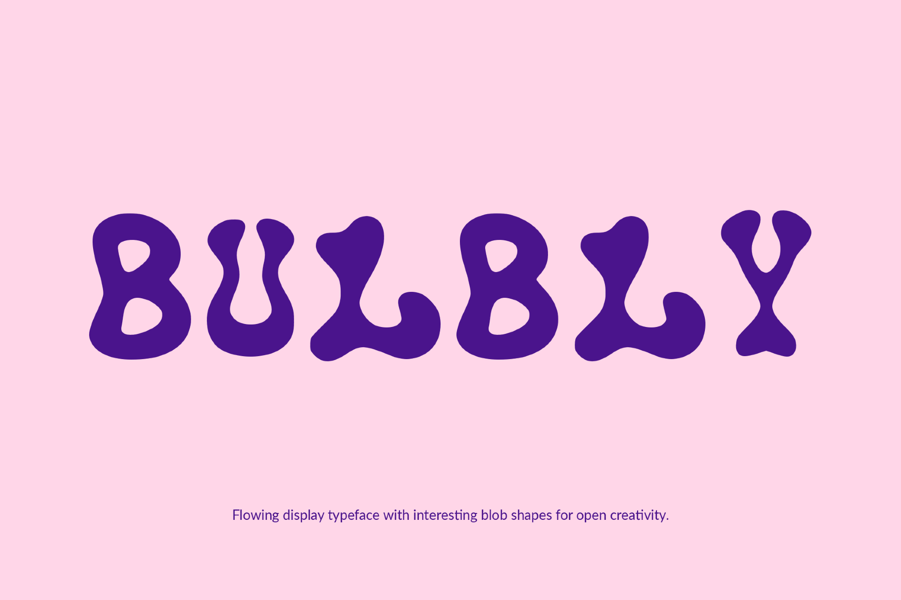 Bulby - Wavy All-Caps Font