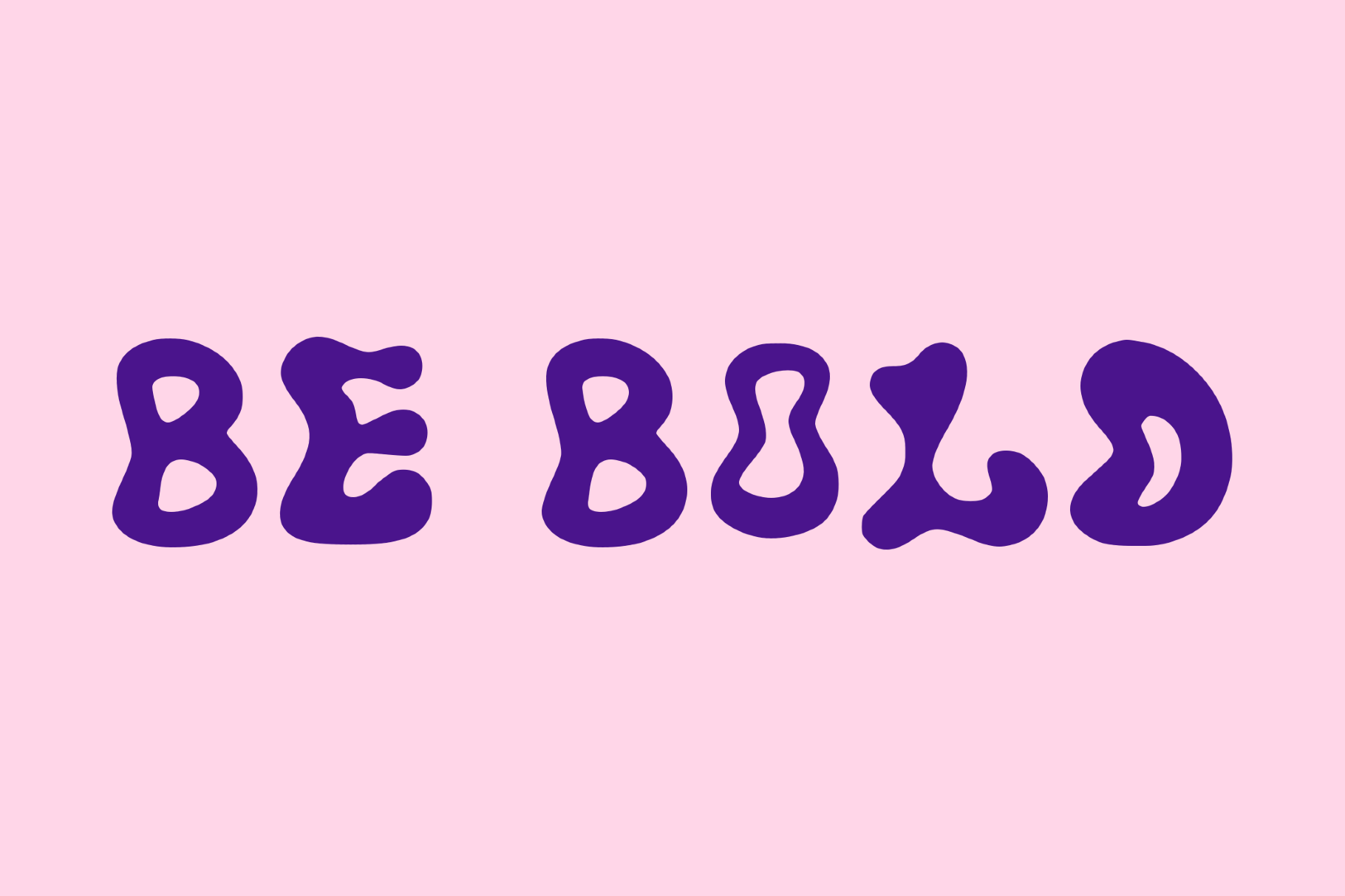 Bulby - Wavy All-Caps Font