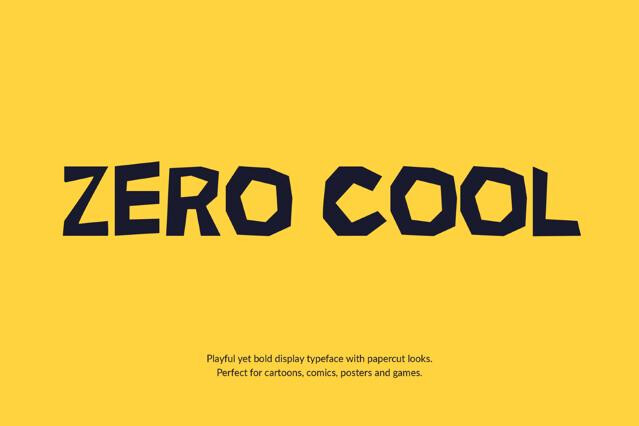 Zero Cool - Playful School Font