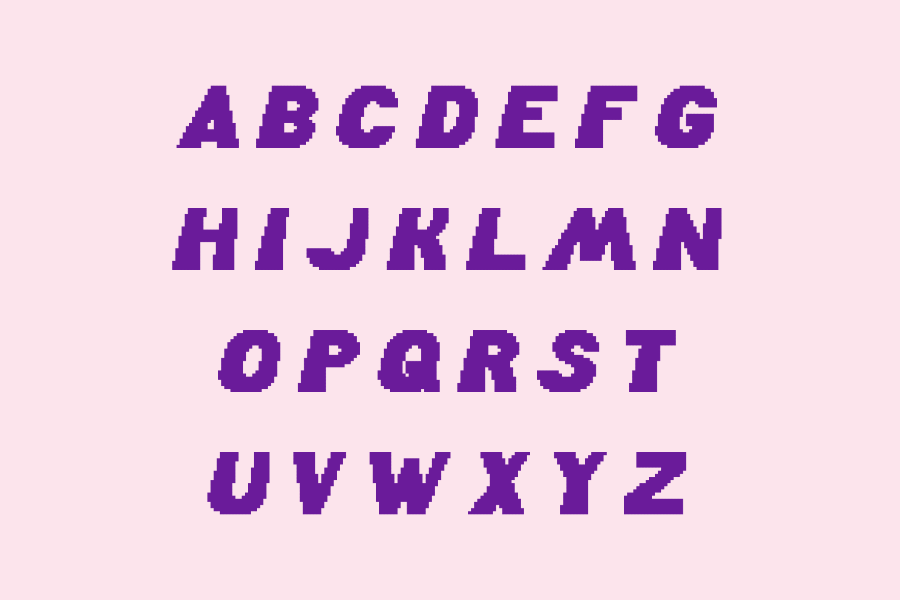 Cursyger - Pixel Gaming Font