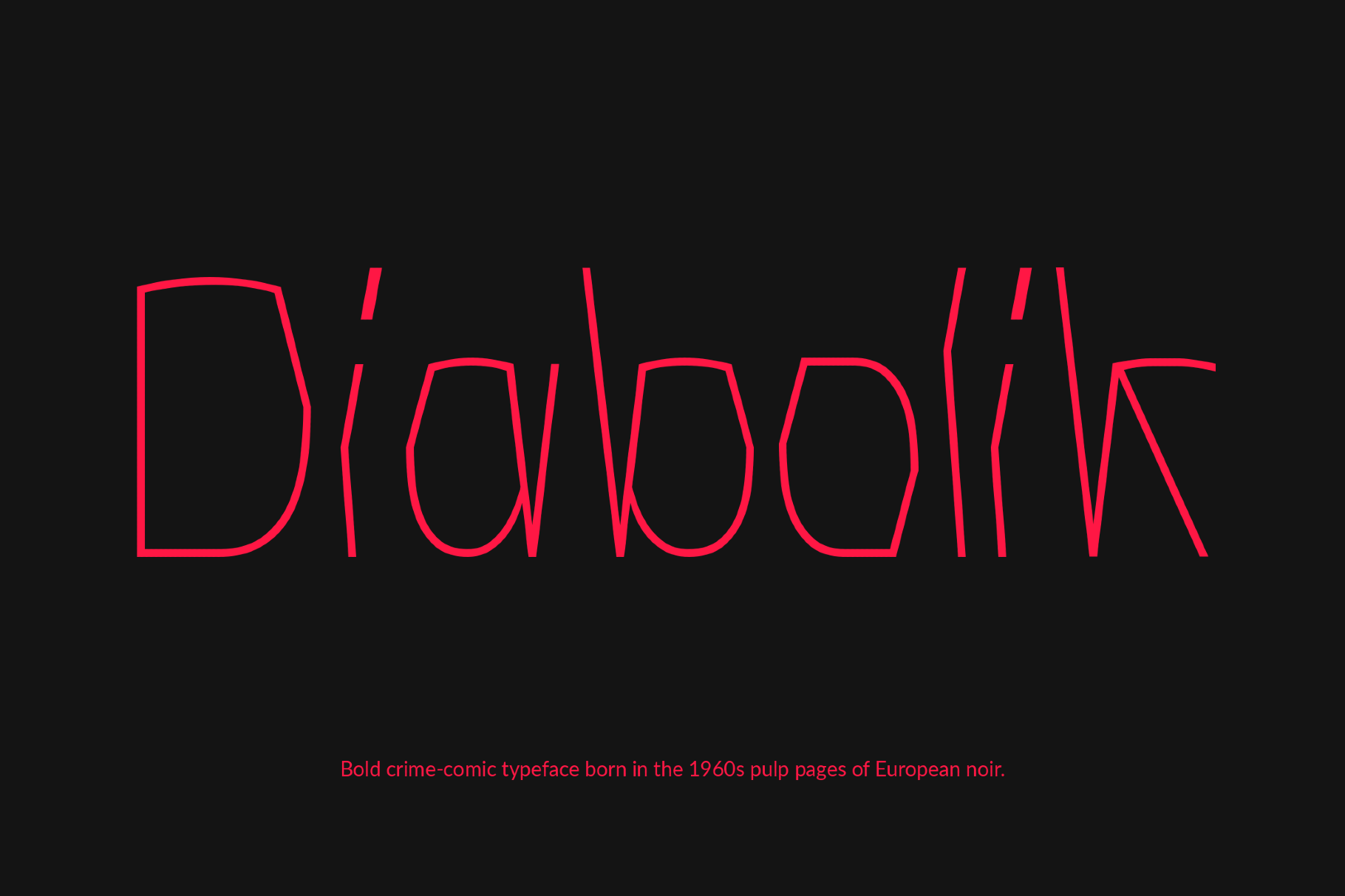 Diabolik Font