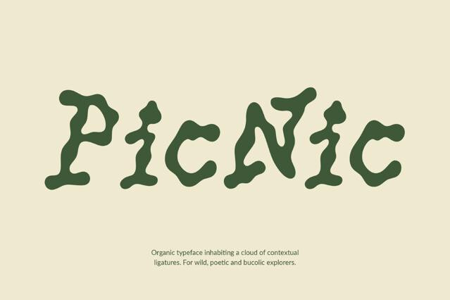 Picnic - Funny Halloween Font