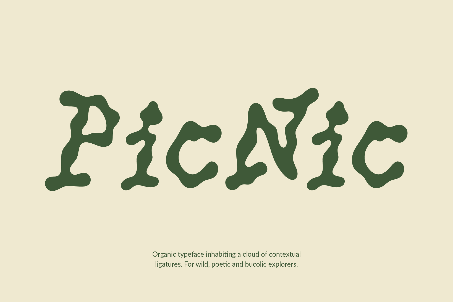 Picnic - Funny Halloween Font