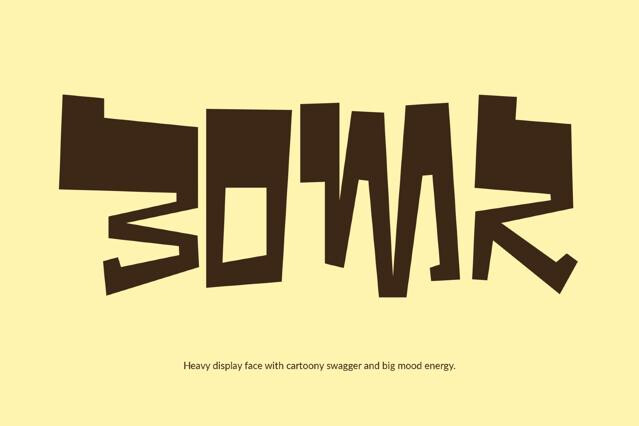 Bombr - Funny Street Font