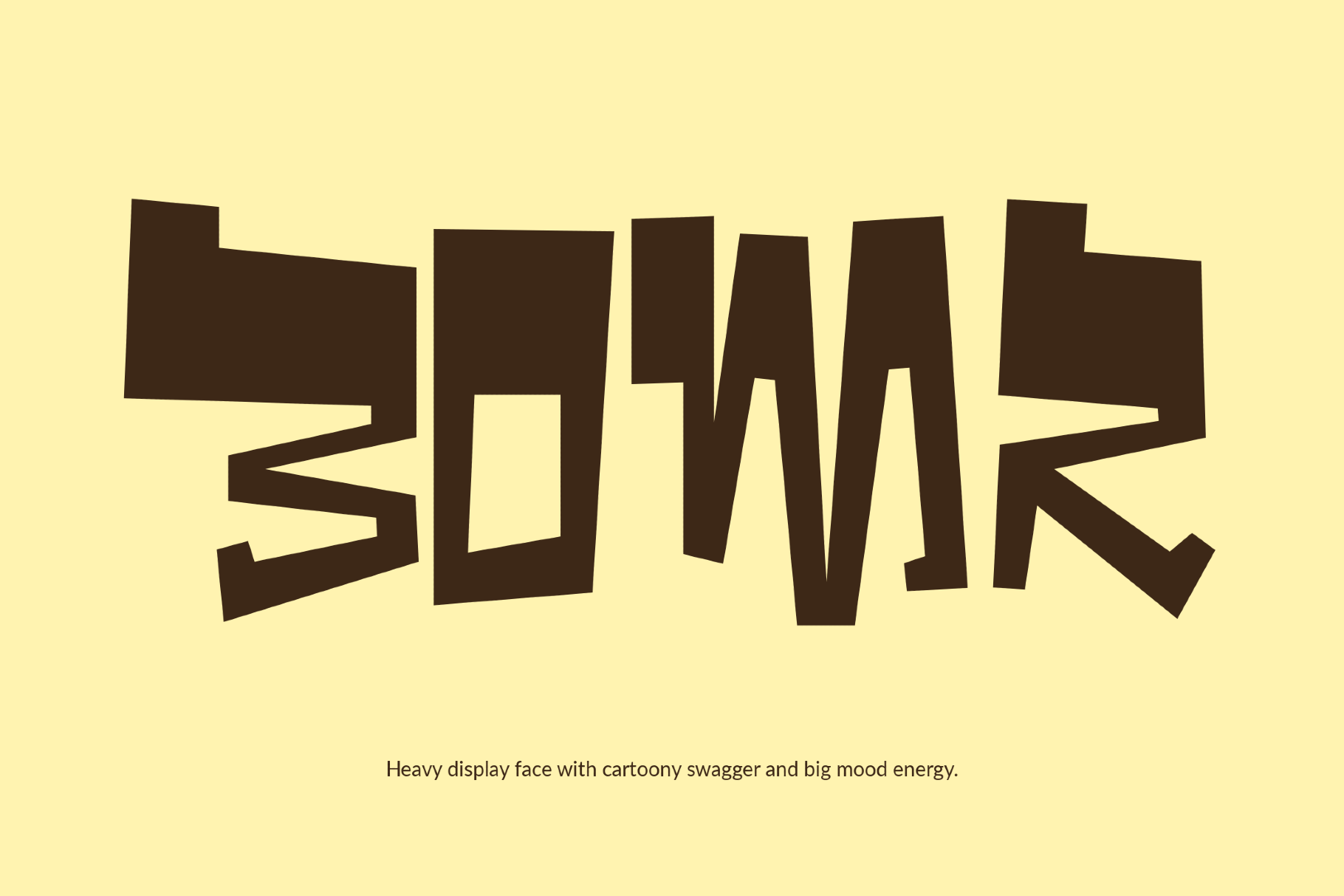Bombr - Funny Street Font