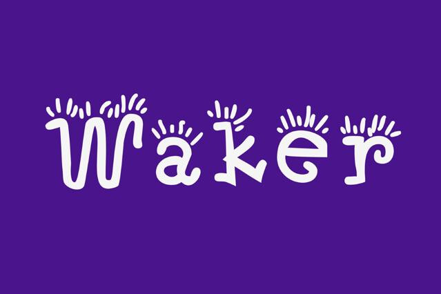 Waker - Funny Doodle Font