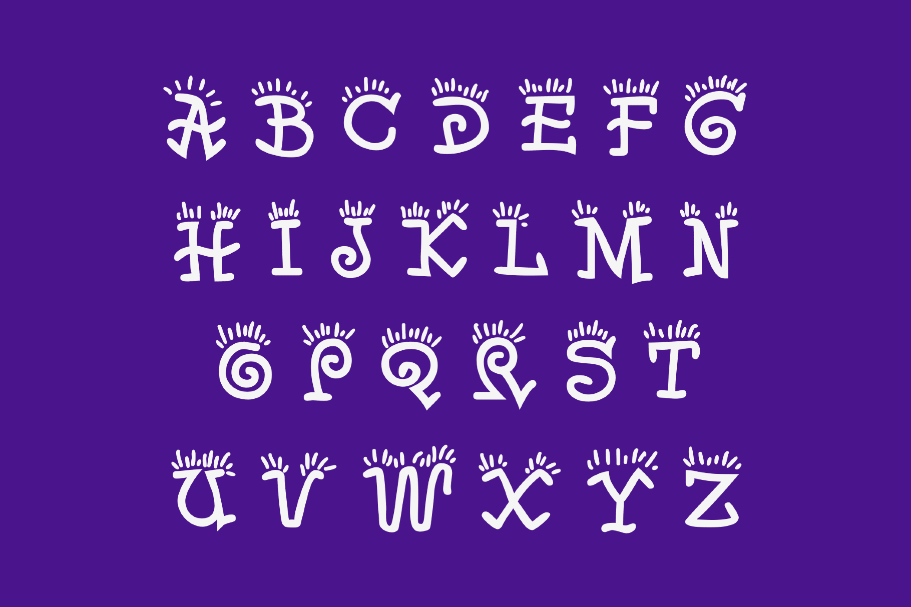 Waker - Funny Doodle Font
