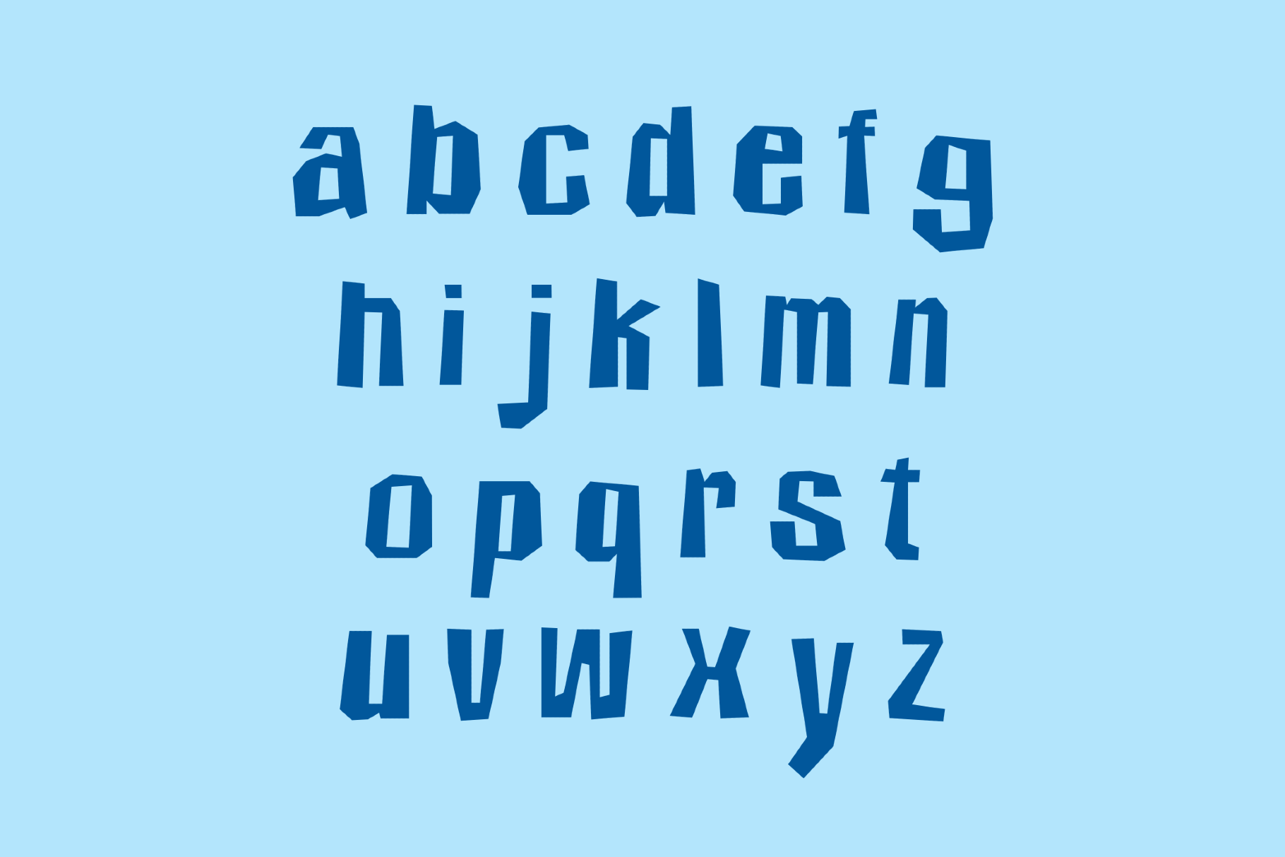 Icicle Country Two - Cartoon Font