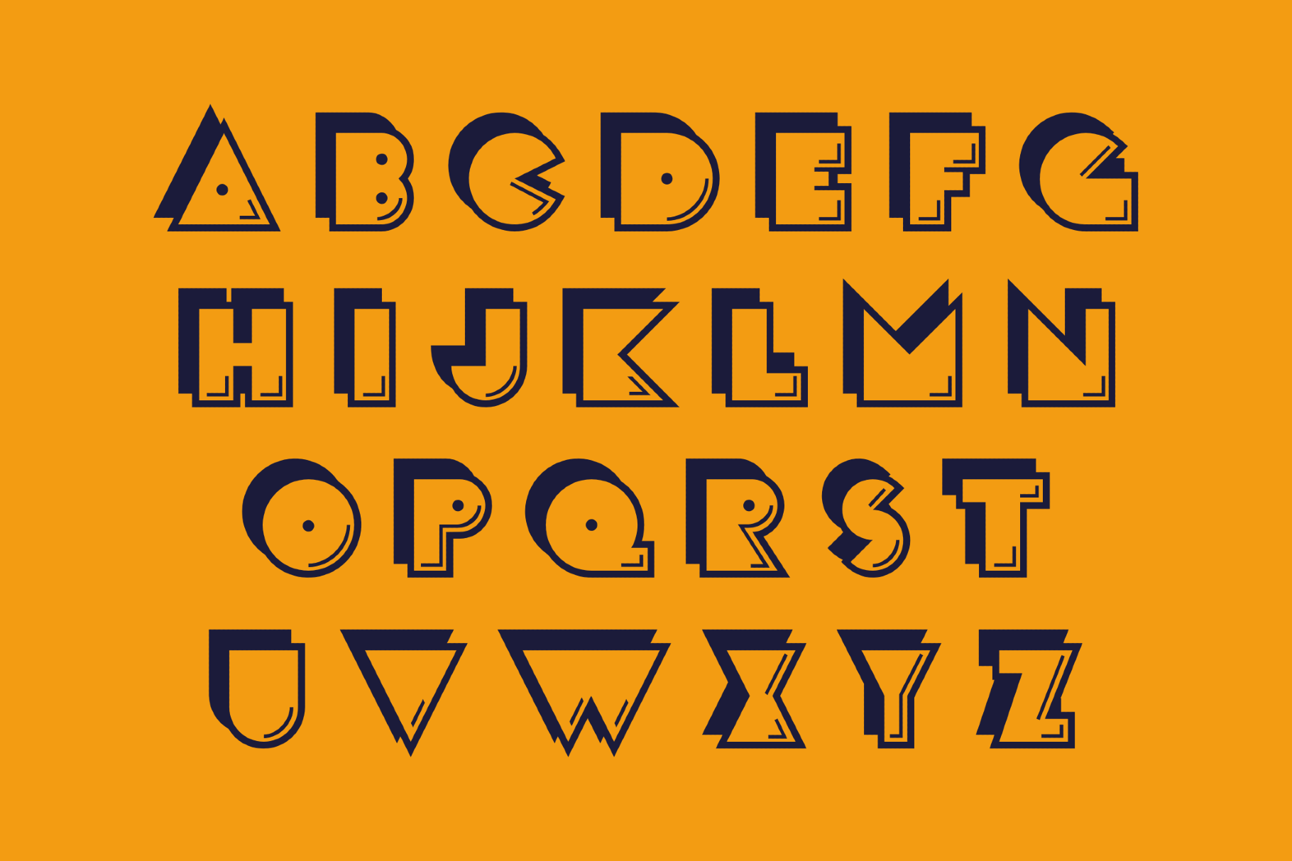 Crackman - Video Game Font Family