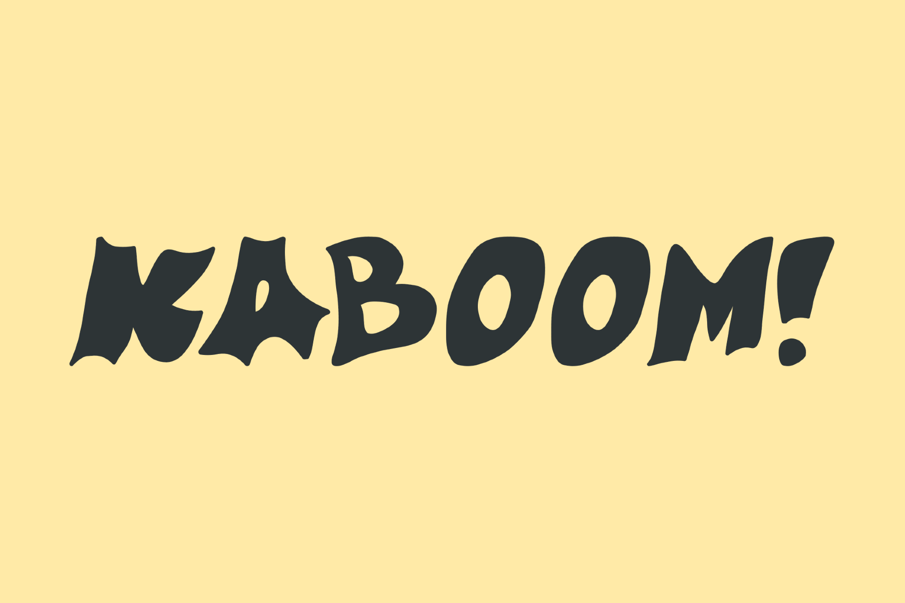 Weird Comic Font