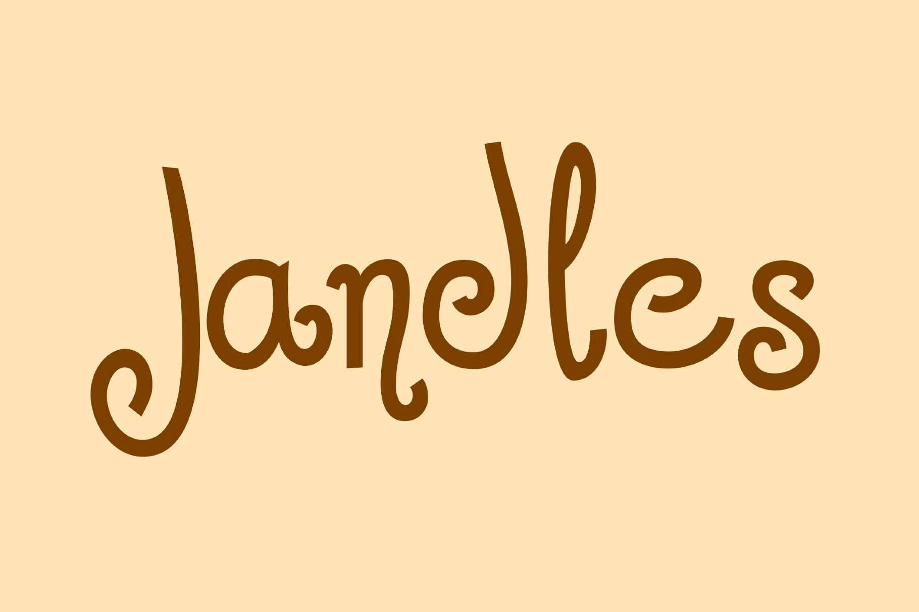 Jandles Font
