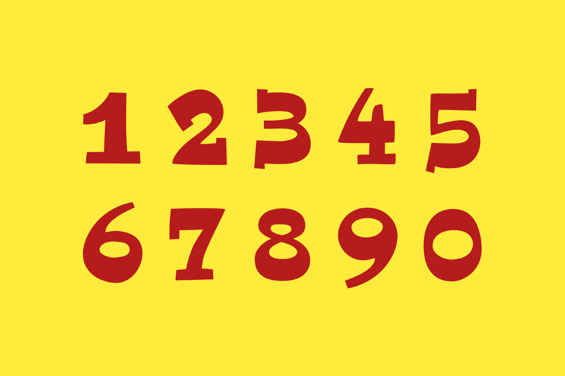 Mitica - Retro Cartoon Font