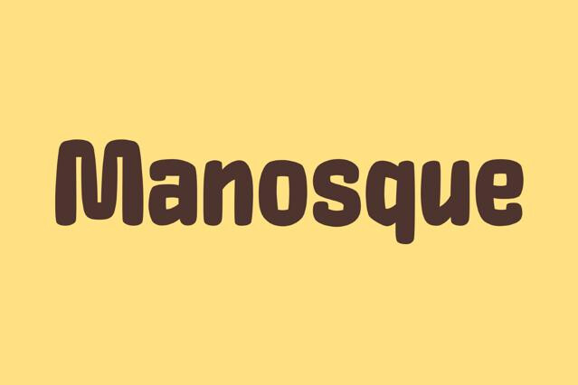 Manosque - Bold Chunky Font