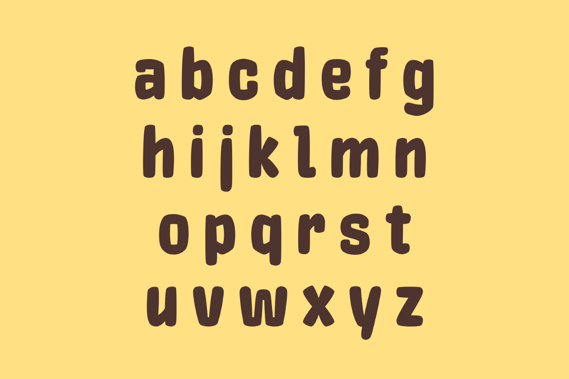 Manosque - Bold Chunky Font