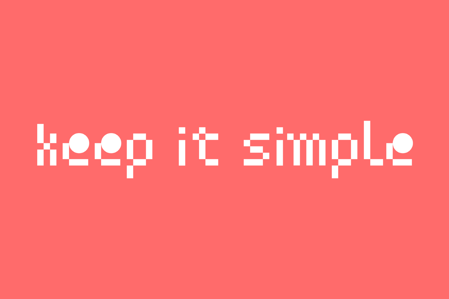 Kobata - Pixel Bauhaus Font