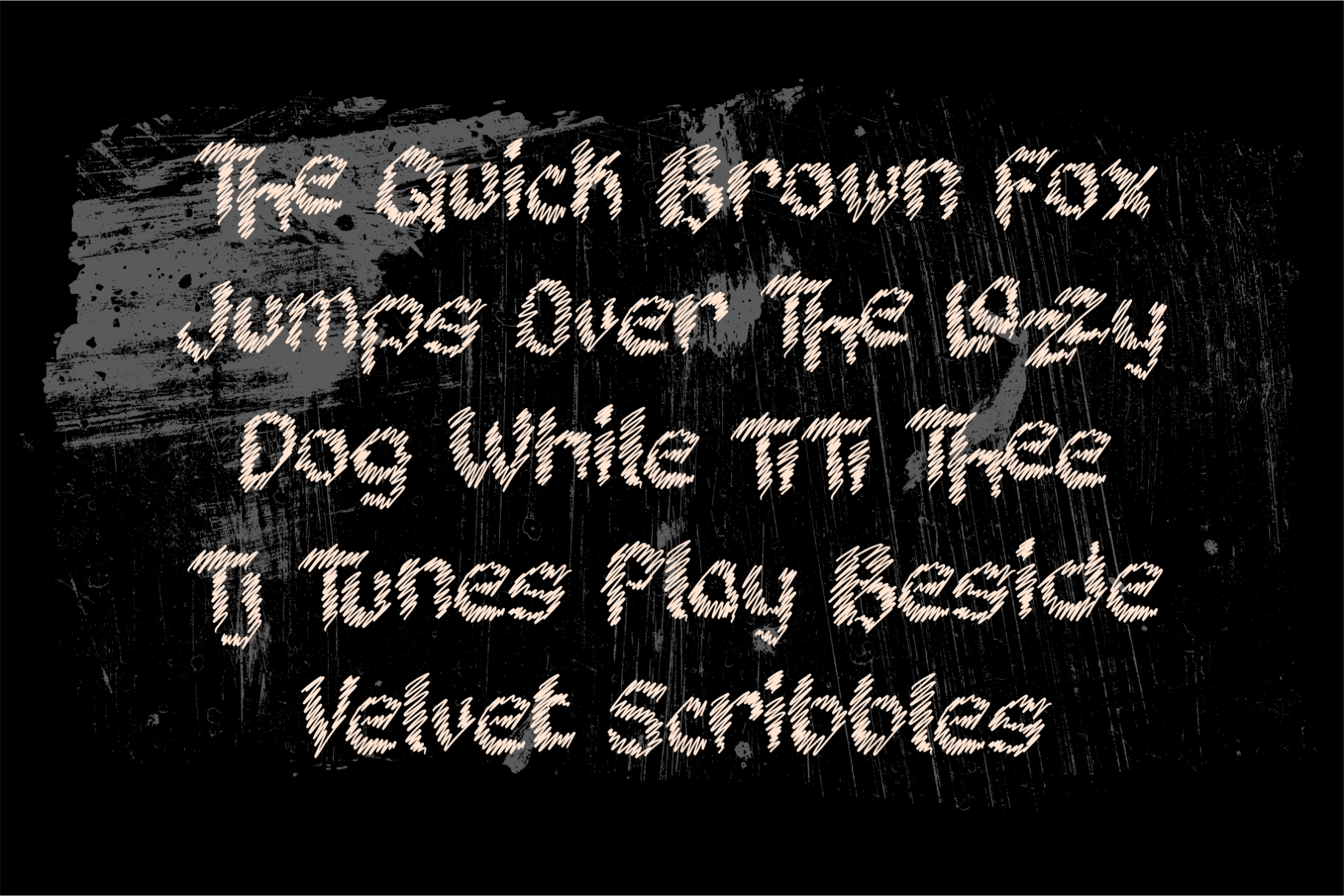 Velvet Scratch - Scribble Display Font