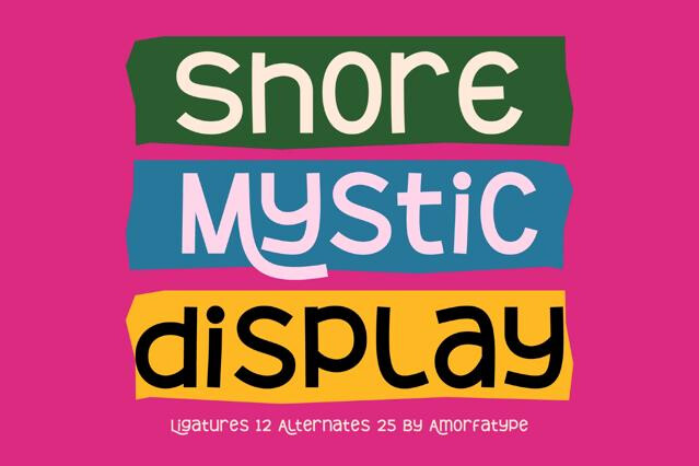 Shore Mystic - Playful Display Font