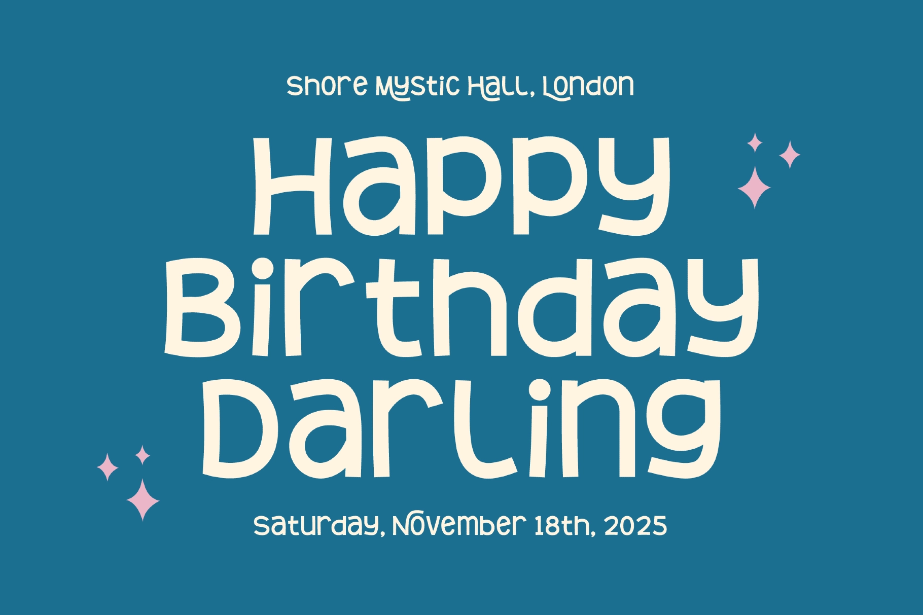 Shore Mystic - Playful Display Font