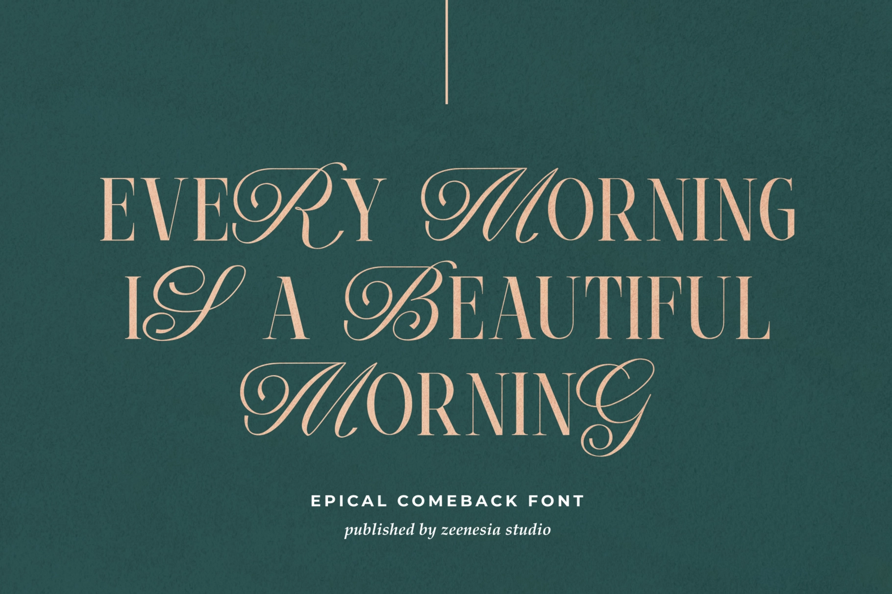 Epical Comeback - Elegant Calligraphy Serif Font