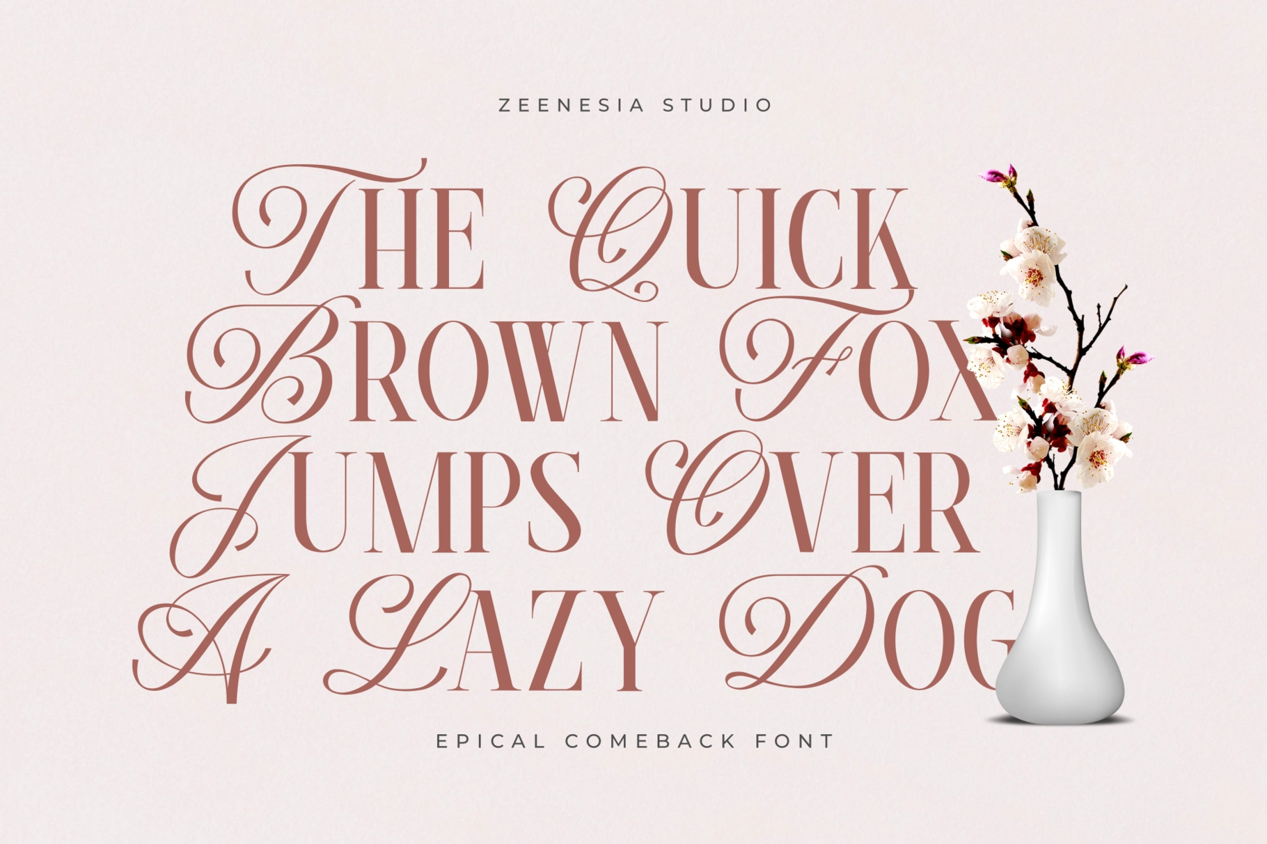 Epical Comeback - Elegant Calligraphy Serif Font
