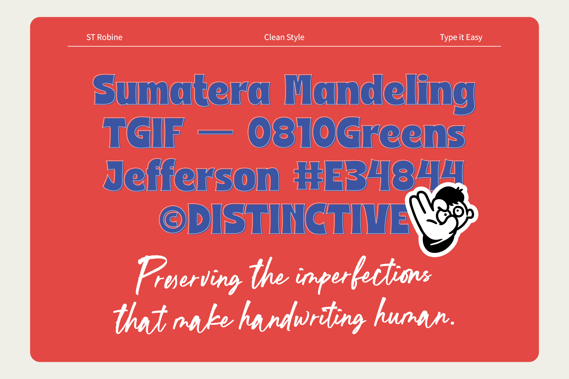 ST Robine - Playful Rough Display Font