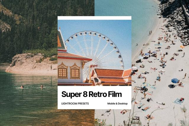 Super 8 Retro Film Lightroom Presets