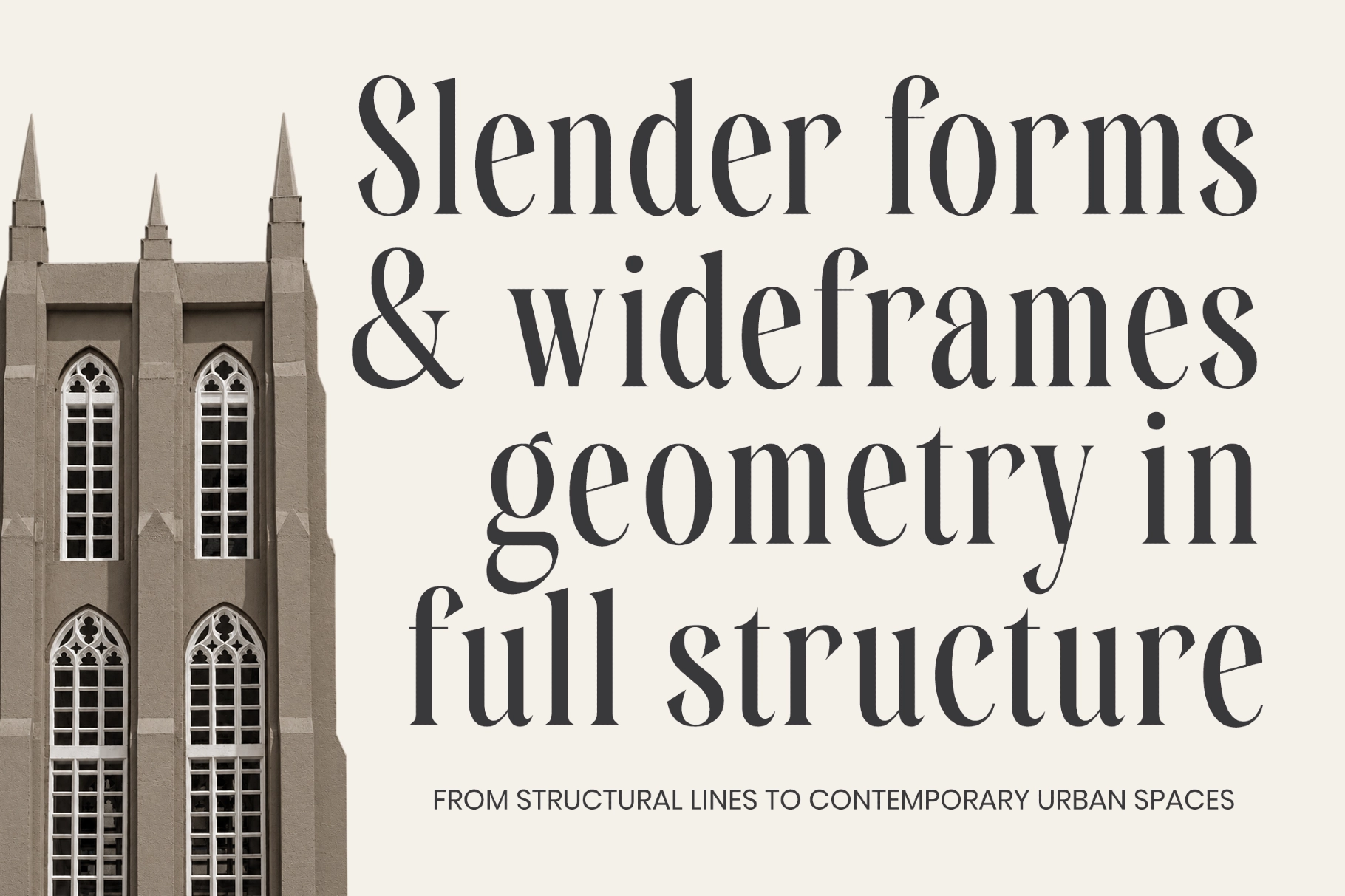 Mafesta - Luxury Condensed Serif Font