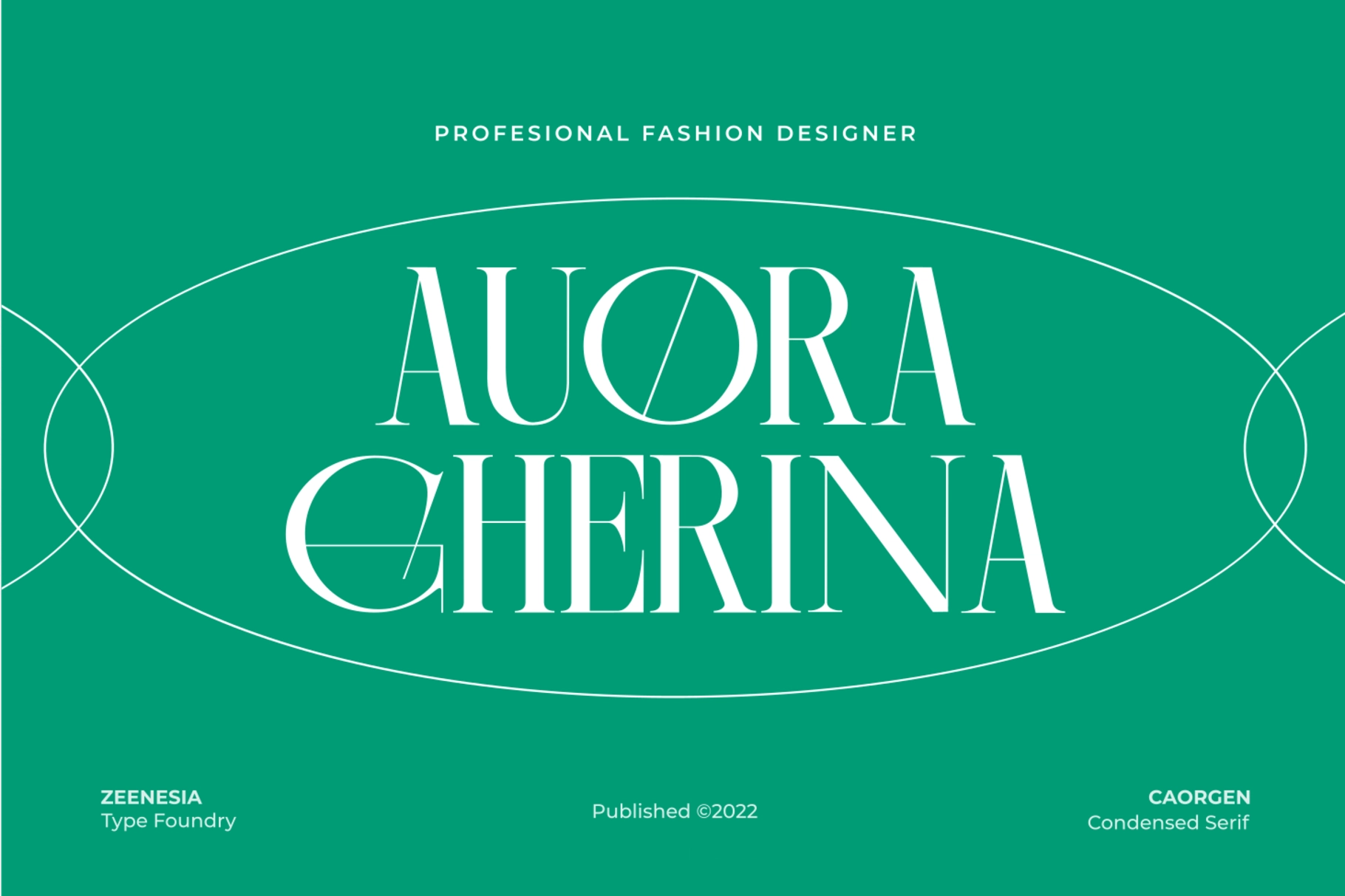 Caorgen - Fashion Display Serif Font