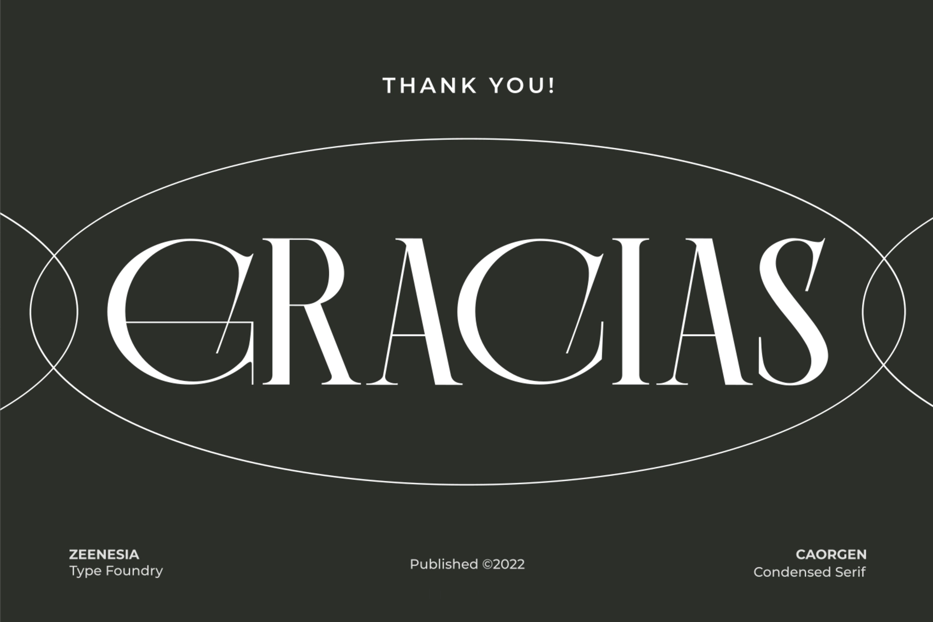 Caorgen - Fashion Display Serif Font