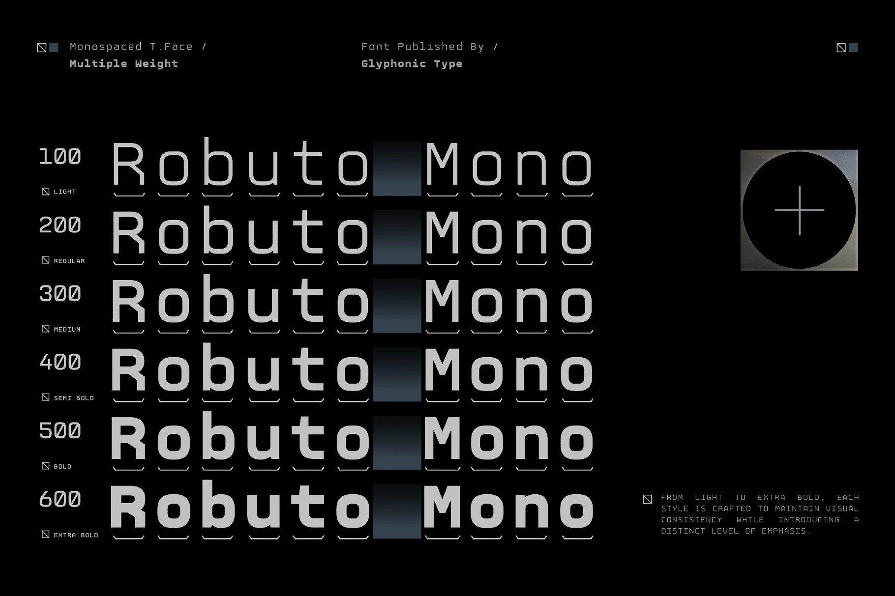 GC Robuto Mono - Tech Monospace Font
