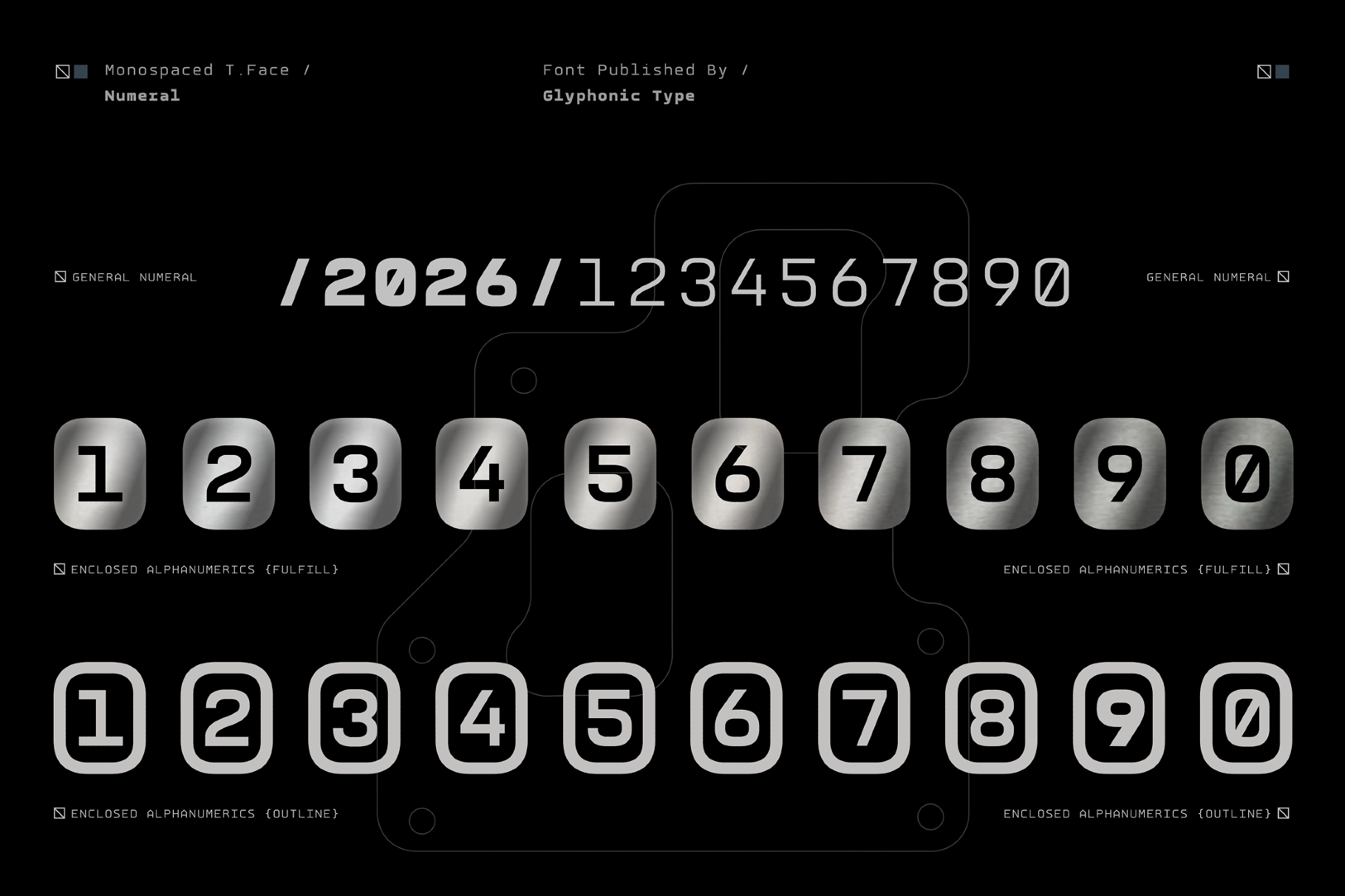 GC Robuto Mono - Tech Monospace Font