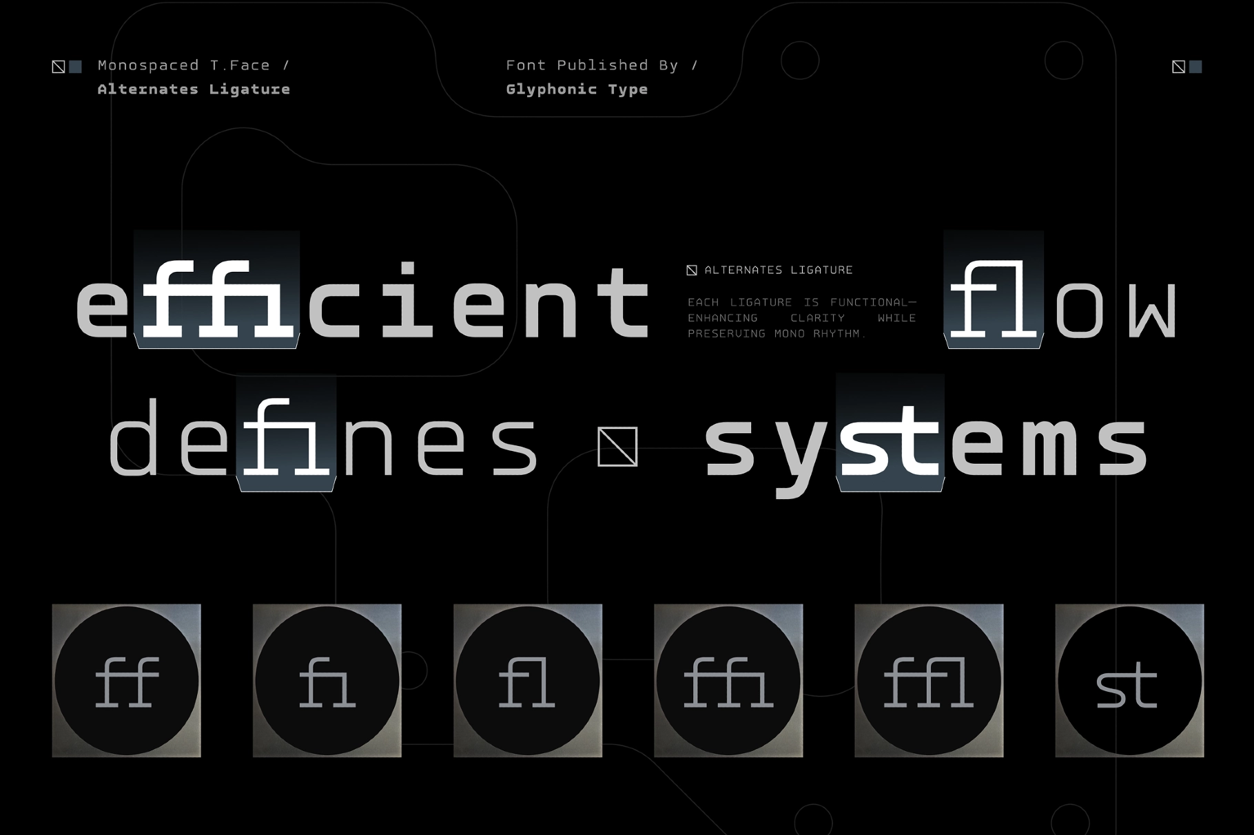 GC Robuto Mono - Tech Monospace Font