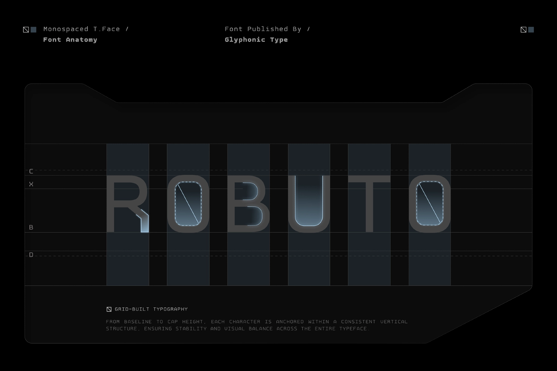 GC Robuto Mono - Tech Monospace Font