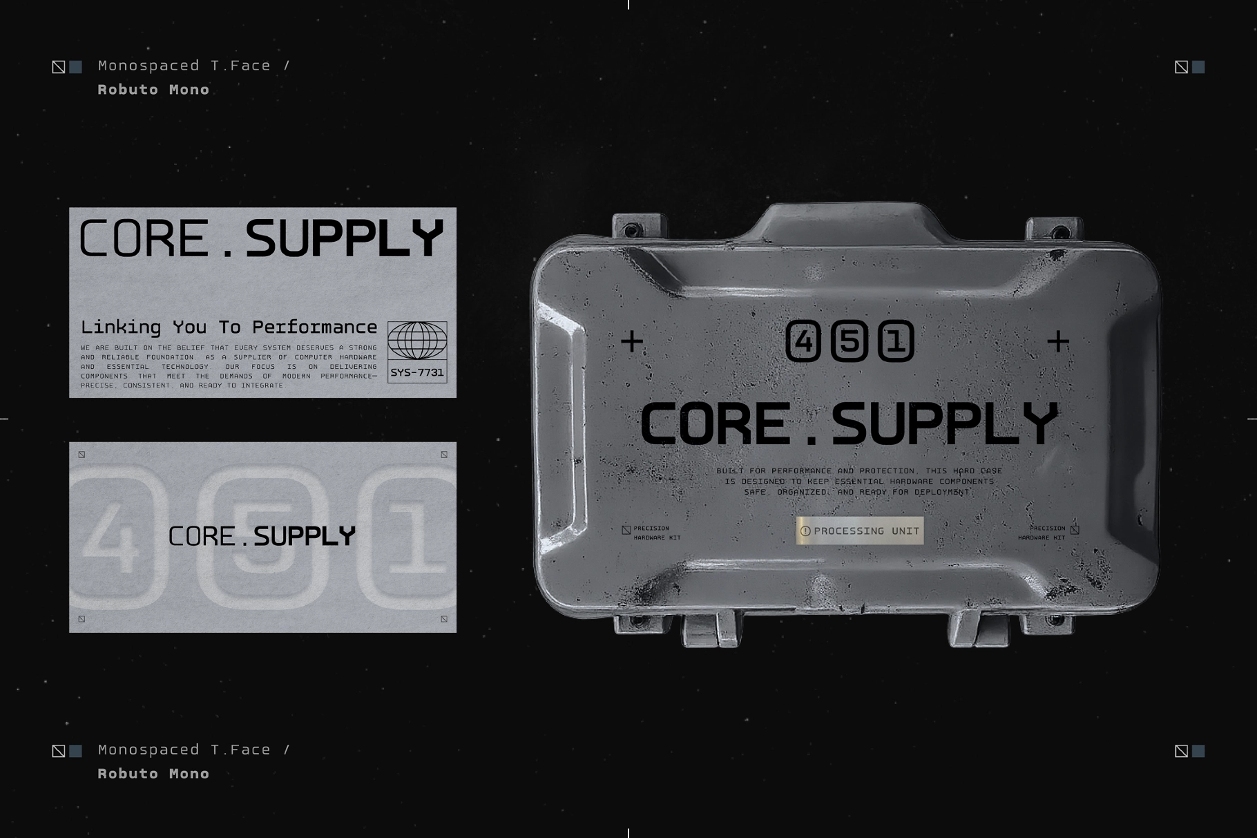 GC Robuto Mono - Tech Monospace Font